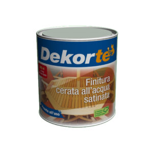 Finitura cerata all'acqua satinata